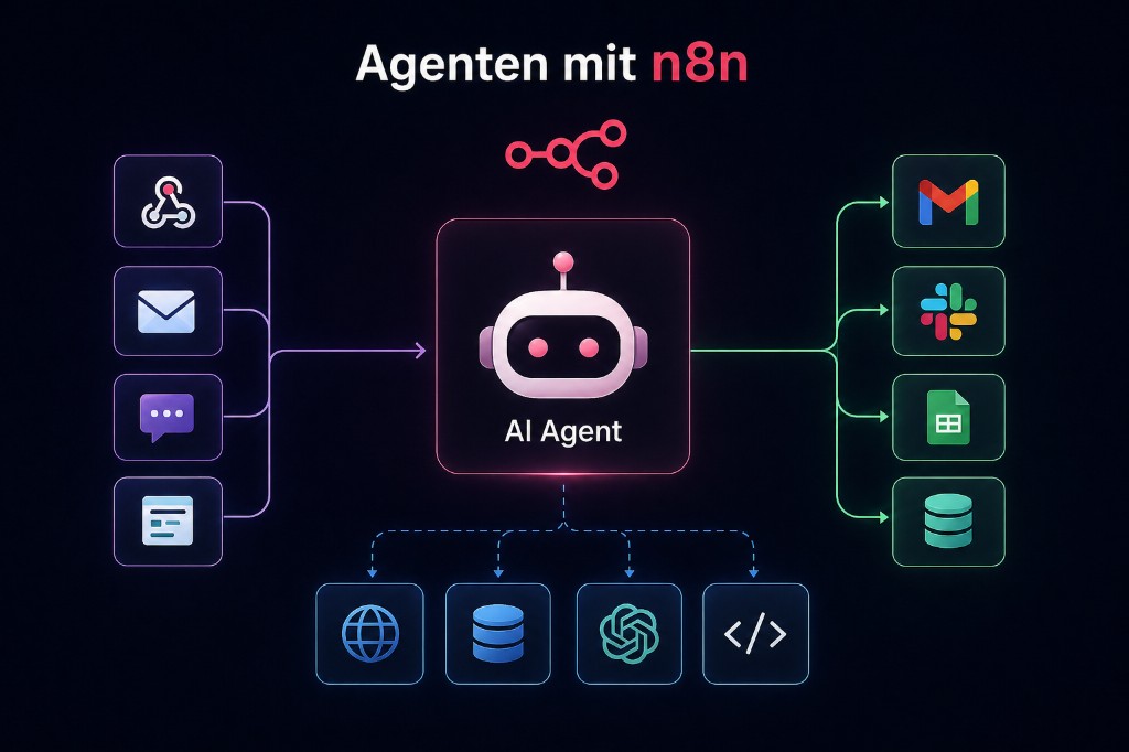 Agenten mit n8n Visualisierung